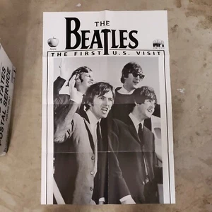 Beatles The First U.S. Visit- RARE 1991 Industry Folded Poster - 34" x 22" - Picture 1 of 4