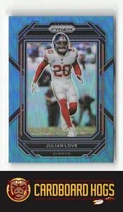 2022 Panini Prizm #220 Julian Love New York Giants Blue Prizm - Picture 1 of 2