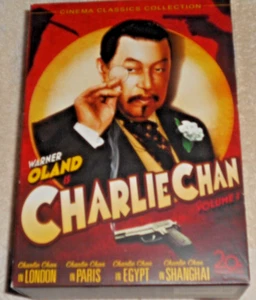 Charlie Chan Volume 1, 4 DVD's, Charlie Chan in London, Paris, Egypt & Shanghai - Picture 1 of 1