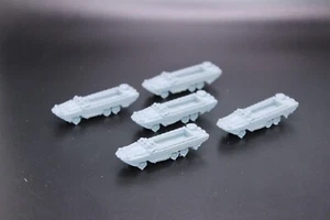 3D Printed DUKW Amphibious Vehicle Open WWII 1/1200 x 5 - Picture 1 of 1