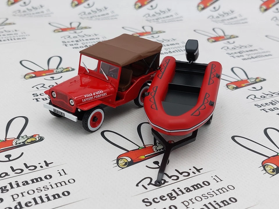 DIE CAST " IXO PRIME JEEP PRIME ZODIACO " 801 + 803 POMPIERI DEL MONDO  1/43 - Immagine 1 di 2