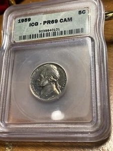 1959 Pr 69 Cam Nickel By ICG - Picture 1 of 5
