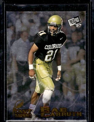 1997 Press Pass #CM5 Rae Carruth Can't Miss - Image 1 of 2