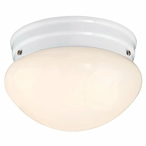 Westinghouse 6-7/8-Inch LED Flush Mount Ceiling Fixture, Frosted Fluted Glass - Imagem 1 de 1