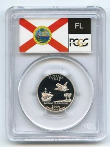 2004 S 25C Silver Florida Quarter PCGS PR70DCAM - Picture 1 of 2