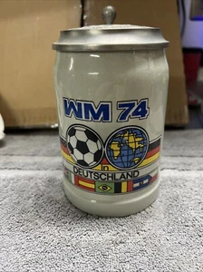 German Beer Stein World Cup 1974 King Original - Picture 1 of 5