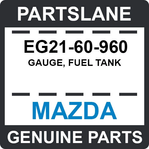 EG21-60-960 Mazda OEM CALIBRE GENUINO, TANQUE DE COMBUSTIBLE Foto 1 de 1