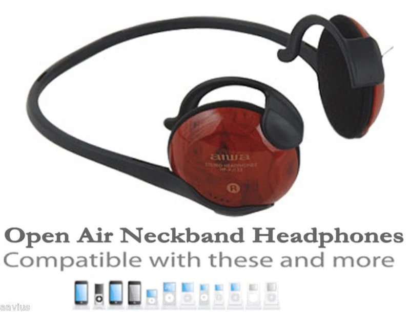 Aiwa HP-AJ122 Auriculares para Correr para iPod Touch Nano iPhone 4 4S 3G ZUNE MP3  Foto 1 de 1