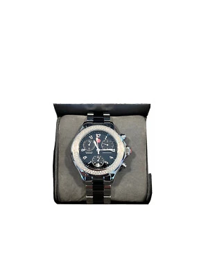 Michele Tahitian Diamond Chronograph Watch - Image 1 of 2