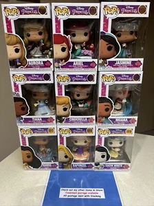 Funko Pop! Disney Princess Vinyl Figures Bundle X 9 POPS #1011 To #1019 - Bild 1 von 13