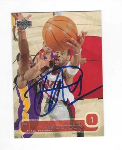 Signed DEREK ANDERSON Portland Trail Blazers 2002-03 Upper Deck card #139 w/COA - Picture 1 of 1