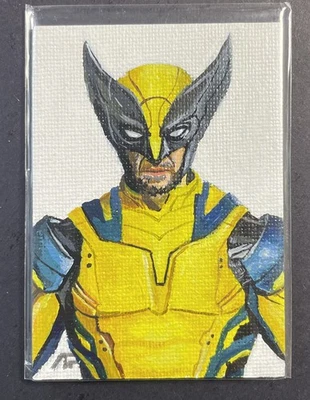 Wolverine 1/1 Sketch by CADE 2023 Finding Card Marvel Infinity Saga Origin - Image 1 of 2