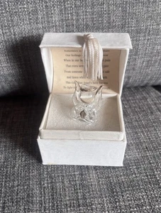 Worry Angel - Glass in a Chest Style box  and Tassel - Picture 1 of 6