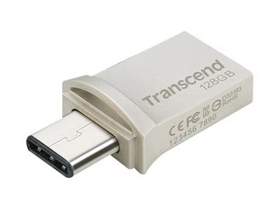 Transcend JetFlash 890 128 GB USB Type-A / USB Type-C 3.2 TS128GJF890S - Immagine 1 di 4
