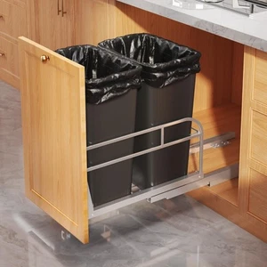 28-40 QT Pull Out Trash Can Under Cabinet with Soft-Close Slides,Heavy Duty S... - Picture 1 of 6