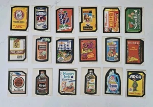1973 Topps Wacky Packages 3rd Series - Lot of 18 Stickers  - Bild 1 von 2