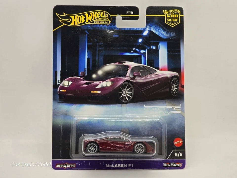 McLaren F1 - PREMIUM HOT WHEELS 1:64 1/64 - Immagine 1 di 1