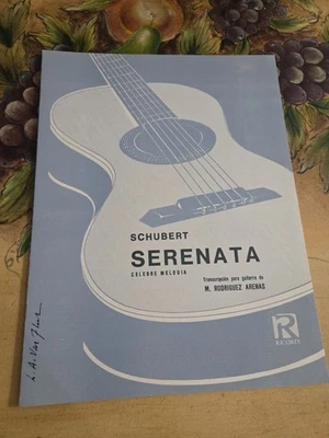 Schubert Serenata Для Классической Гитары Чрезвычайно Редкие Нотные Ноты - Изображение 1 из 2