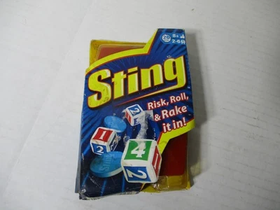 NIB Sting Dice Game Fundex 2007 Classic Game Vintage NEW SEALED STORAGE CASE - Image 1 of 4