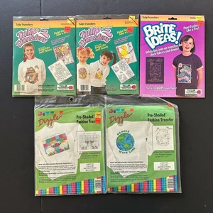 Pre Shaded Fashion Transfer Lot Tulip Dizzle Christmas Baby Animals More - Picture 1 of 2