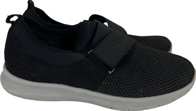 Easy Spirit Women’s Black Gibb Slip On Comfort Walking Sneakers - 6 - Image 1 of 4
