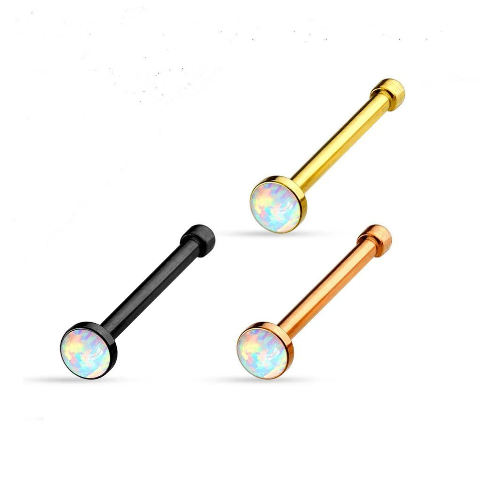 Juego de 3-20 GA 1/4" 2.5mm Ópalo Sintético Ión Acero Quirúrgico N78 Foto 1 de 1