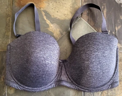 Sujetador sin tirantes 38E Delimira con aros contorno cobertura completa múltiples vías W593 Foto 1 de 4