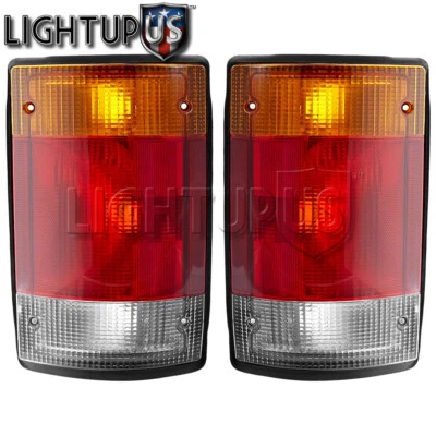 Left Right Sides Pair Rear Brake Tail Lights for 1992-1994 FORD ECONOLINE VAN - Imagem 1 de 2