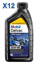 12 Quarts Diesel Engine Oil MOBIL Delvac 1300 Synthetic Blend 15W-40 Super Duty