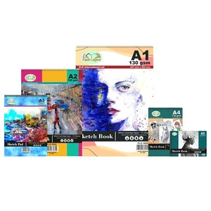 A1 A2 A3 A4 A5 Sketch Books Spiral White Cartridge Paper Artist Drawing Doodling - Picture 1 of 30