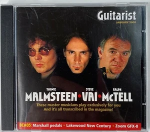 Guitarist January 2000 CD Malmsteen, Vai, McTell Near Mint Condition - Picture 1 of 4