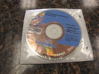 Microsoft Office Pro XP Professional March 2003 CD Set - New Sealed - LG50 - Image 1 of 4