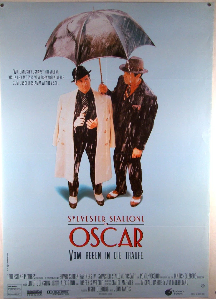 OSCAR - Vom Regen in die Traufe - Sylvester Stallone - Filmplakat DIN A1 - Bild 1 von 1