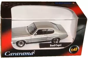 FORD CAPRI CAR - SILVER - 1:43 scale - CARARAMA/OXFORD - Picture 1 of 3