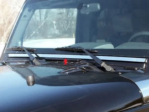 Jeep Wrangler 2007-2017 * 1 pieza parabrisas de acero inoxidable. Inferior - Imagen 1 de 1