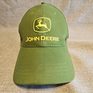 John Deere Strap Back Hat   Embroidered Cap Nothing Runs Like A Deere - Picture 1 of 7