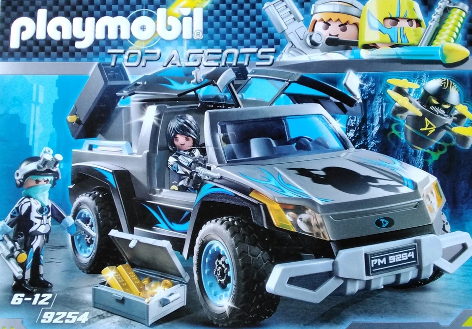 *-*Playmobil 9254 Dr. Drone Pick-Up-Top Agents-Komplett in OVP mit RC Modul*-* - Bild 1 von 4