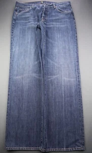 Men's 7 For All Mankind Jeans Relaxed Medium Wash Cotton USA Made Size 38x34 - Picture 1 of 8