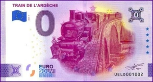 TRAIN DE L'ARDECHE / BILLET 0 € / NULL EURO-SCHEIN / UELD 2024-1 - Picture 1 of 1