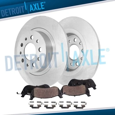 Kit de rotores de freno de disco trasero y pastillas de freno de cerámica de 345 mm para FIAT 500L 2014-2020 Foto 1 de 4