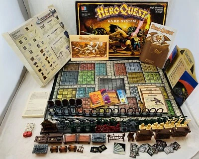 1989 Hero Quest Board Game HeroQuest Milton Bradley Complete Very Good Cond - Image 1 of 4