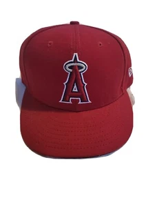 Los Angeles/Anaheim Angels New Era 59fifty Official On Field Cap 7 1/8 - Picture 1 of 5