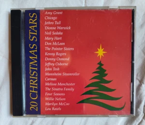 20 Christmas Stars, Various Artists ,Amy Grant Kenny Ringers Willie Nelson LN - Picture 1 of 4