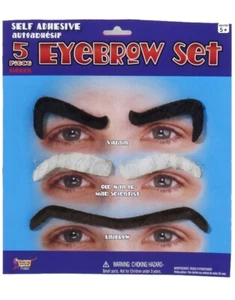 Eyebrow Set 5 pieces Black/ Grey - Picture 1 of 1