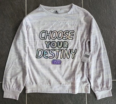 Camisa Disney Star Wars Elige Tu Destino Niñas Pequeña Manga Larga Plateada Púrpura Foto 1 de 2
