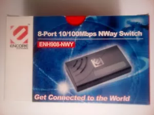 Encore ENH908-NWY 8 port 10 / 100 Mbps NWay Ethernet switch, full & half duplex - Picture 1 of 9