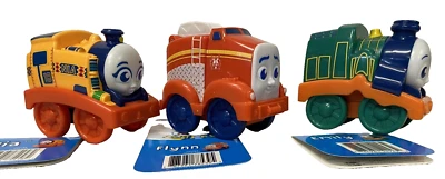 3 Piece Flynn Firetruck Emily Nia Thomas Train  Friends Push Along  Fisher Price - Image 1 of 4