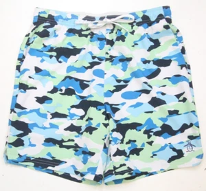 Penguin Munsingwear Blue & White Medium Swimming Shorts 30" Waist 7" Inseam T1 - Picture 1 of 5