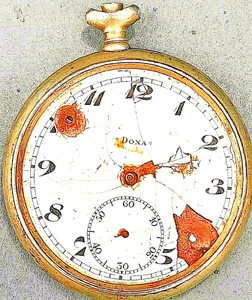 Doxa Swiss Vintage Pocket Watch Liege 1905 Military Mechanical Original Rare Old - Picture 1 of 24