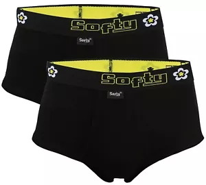 Men's Pack of 2 Briefs 100% Cotton Ribbed Fabric Multicolor Underwear Comfort - Picture 1 of 10